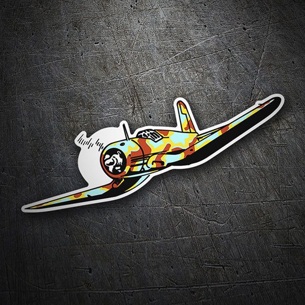 Aufkleber: Atari Time Pilot mit Flugzeug