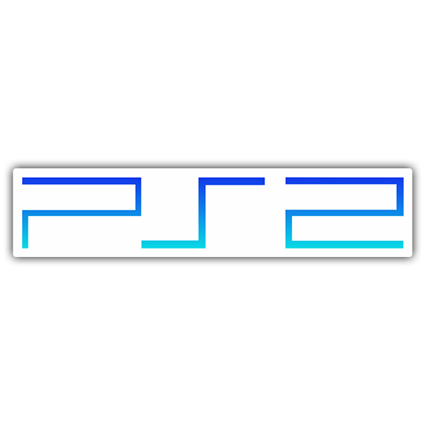 Aufkleber: PS2 - Play Station 2