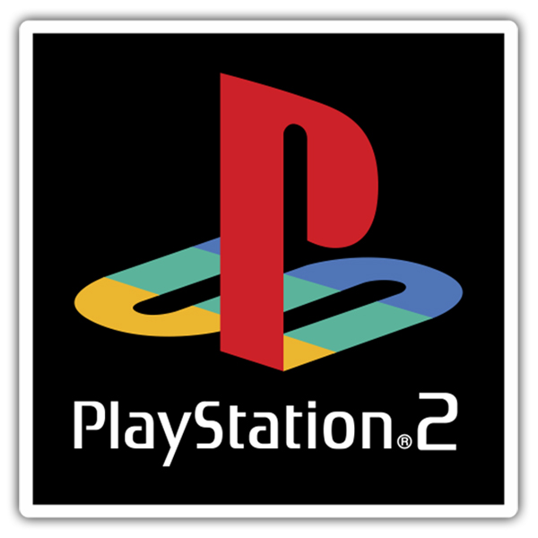 Aufkleber: Play Station 2 Stempel