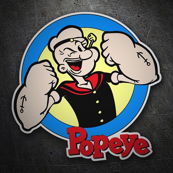 Aufkleber: Popeye der Seemann