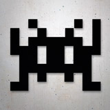 Aufkleber: Space Invaders Marsmensch  2