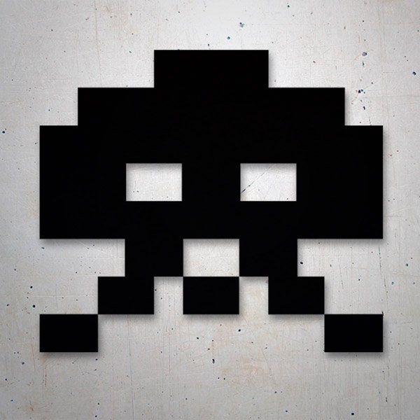 Aufkleber: Space Invaders Marsmensch II