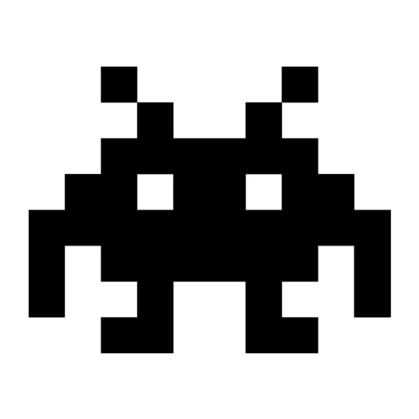 Aufkleber: Space Invaders Marsmensch III