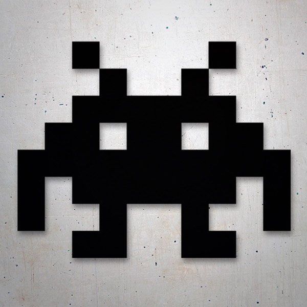 Aufkleber: Space Invaders Marsmensch III