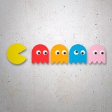 Aufkleber: Pac-Man und Gespenster 3