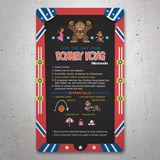 Aufkleber: Donkey Kong Nintendo 3
