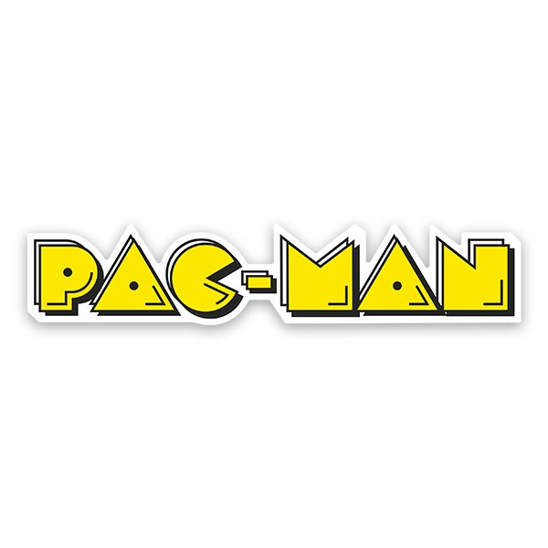 Aufkleber: Pac-Man Spiel