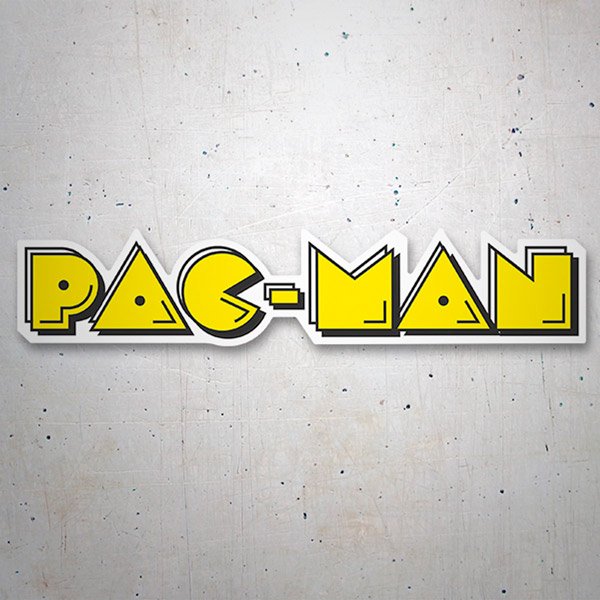 Aufkleber: Pac-Man Spiel