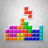 Aufkleber: Tetris Block der Teile 3