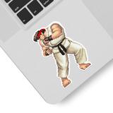 Aufkleber: Street Fighter Ryu Pixel 16 Bits 4