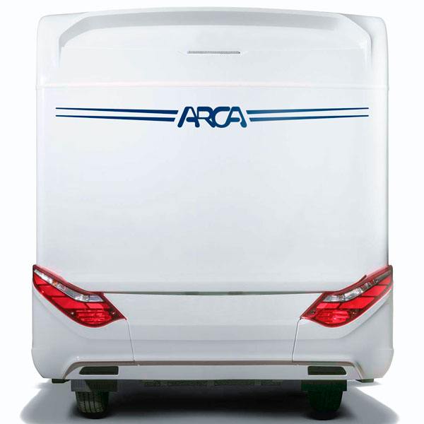 Wohnmobil aufkleber: Arca Flaming