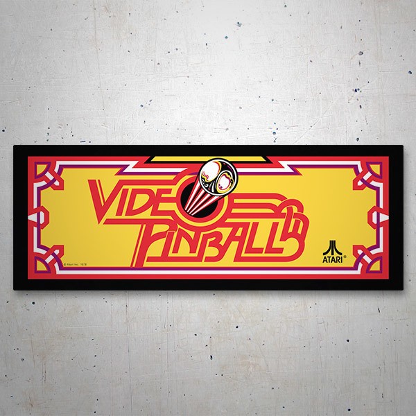 Aufkleber: Video Pinball