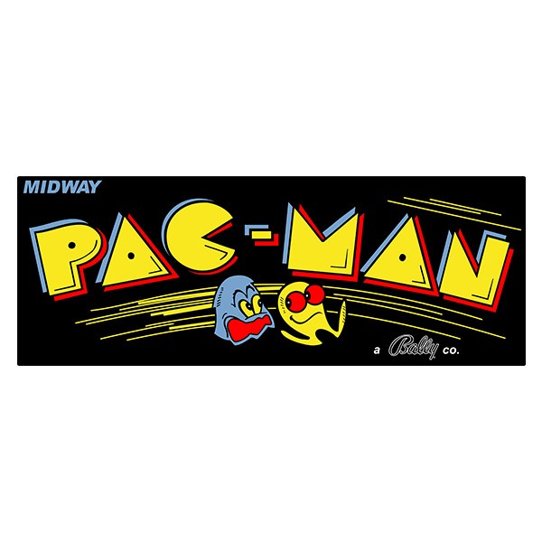 Aufkleber: Pac-Man Midway