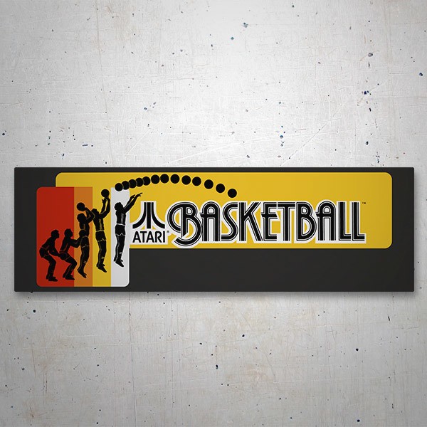 Aufkleber: Atari Basketball