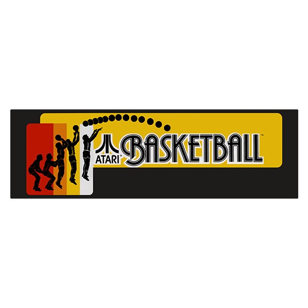 Aufkleber: Atari Basketball