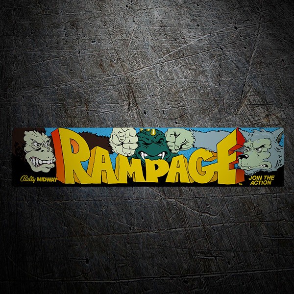 Aufkleber: Rampage