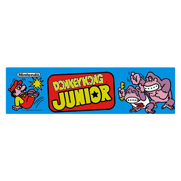 Aufkleber: Donkey Kong Junior