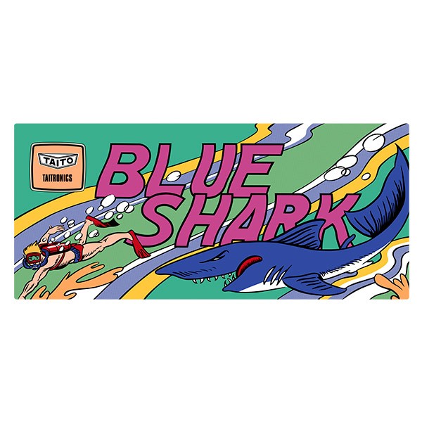 Aufkleber: Blue Shark