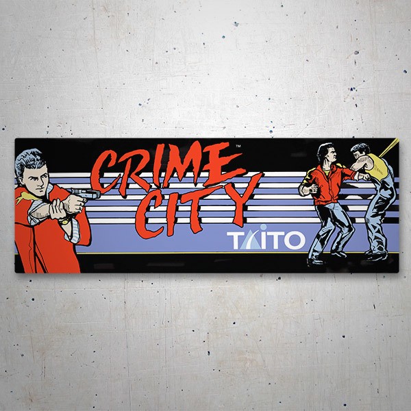 Aufkleber: Crime City 1
