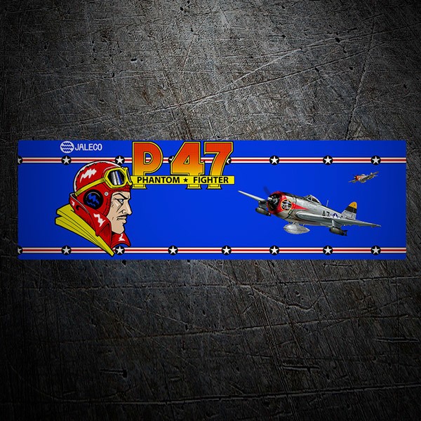 Aufkleber: Phantom Fighter P-47