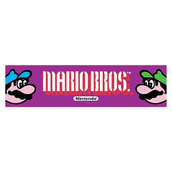 Aufkleber: Mario Bros Nintendo
