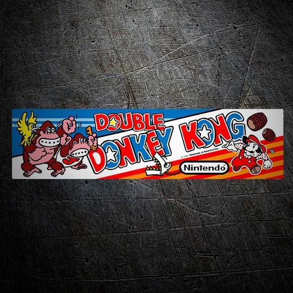 Aufkleber: Double Donkey Kong