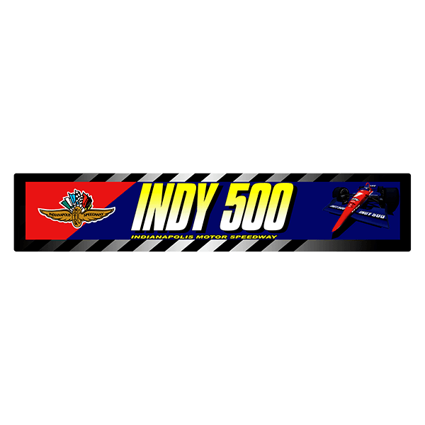 Aufkleber: Indy 500 0