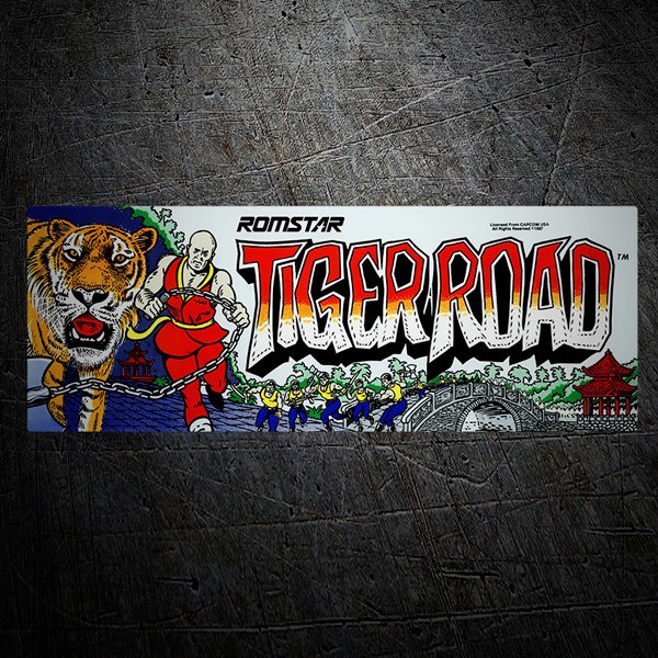 Aufkleber: Tiger Road