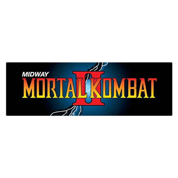 Aufkleber: Mortal Kombat II Midway