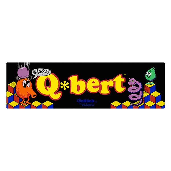 Aufkleber: Q-bert