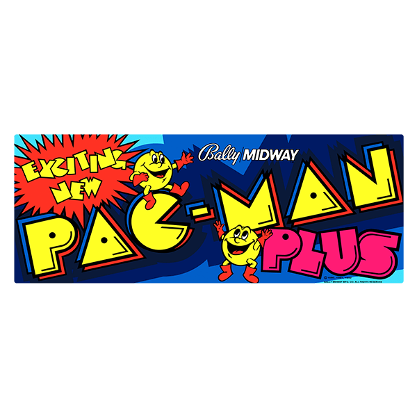 Aufkleber: Pac-Man Plus 0