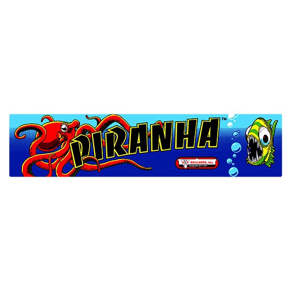 Aufkleber: Piranha