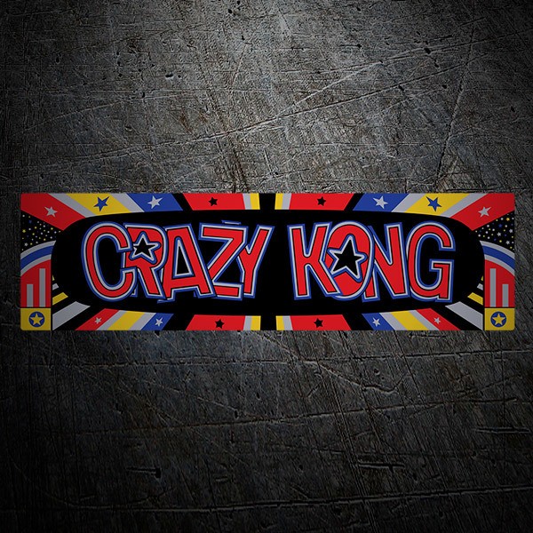 Aufkleber: Crazy Kong 1