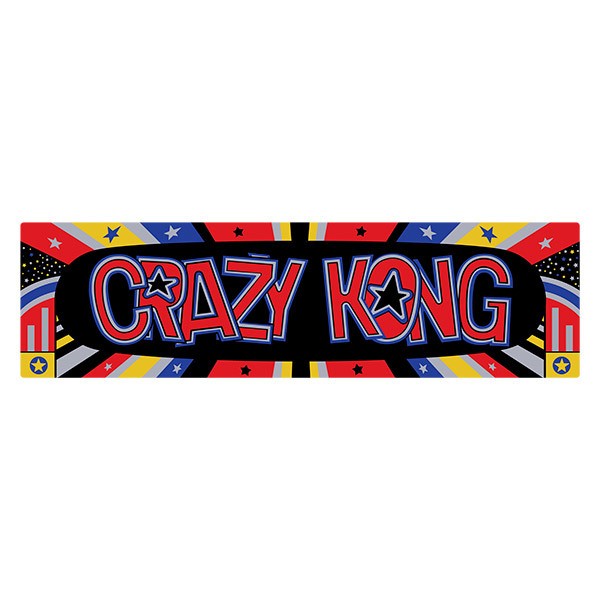 Aufkleber: Crazy Kong