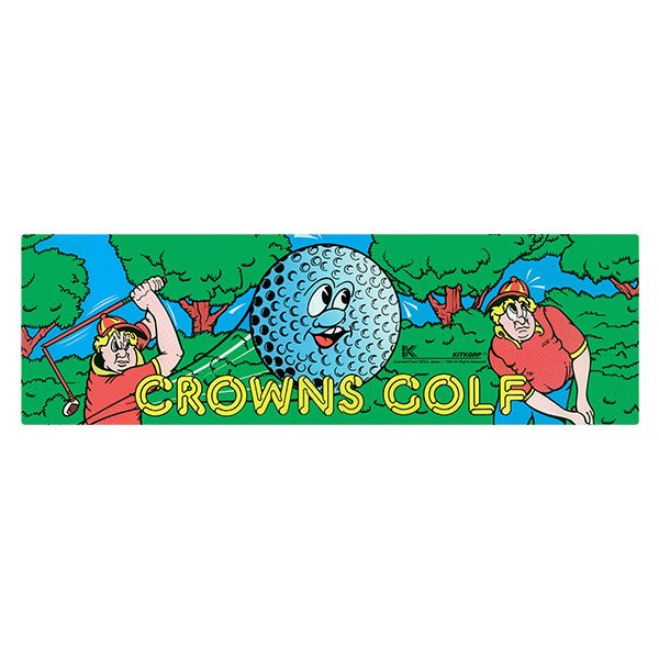 Aufkleber: Crowns Golf