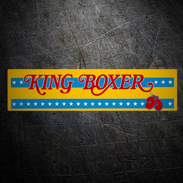 Aufkleber: King Boxer