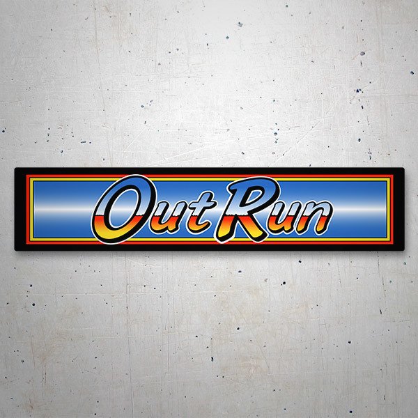 Aufkleber: Out Run 