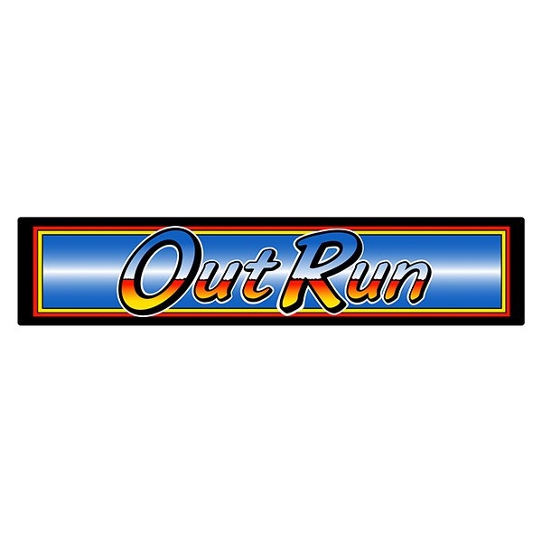 Aufkleber: Out Run 