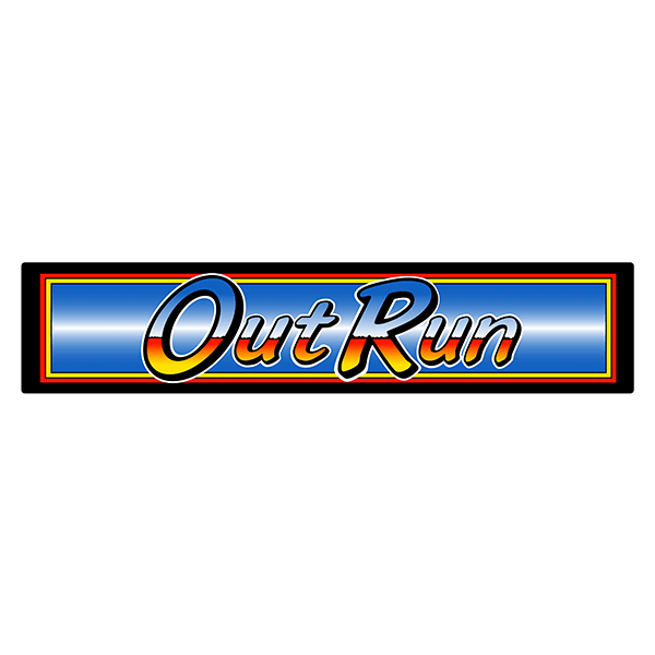 Aufkleber: Out Run 