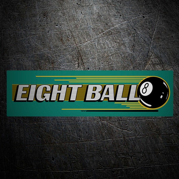 Aufkleber: Eight Ball