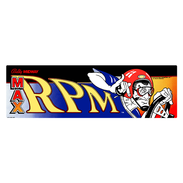 Aufkleber: Max RPM 0