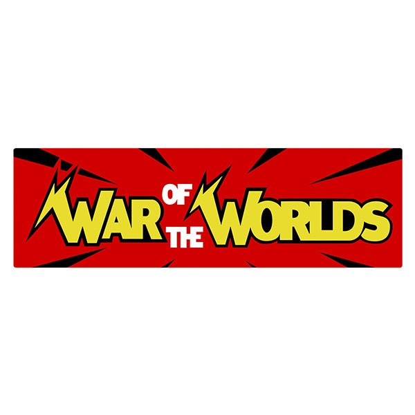 Aufkleber: War of the Worlds