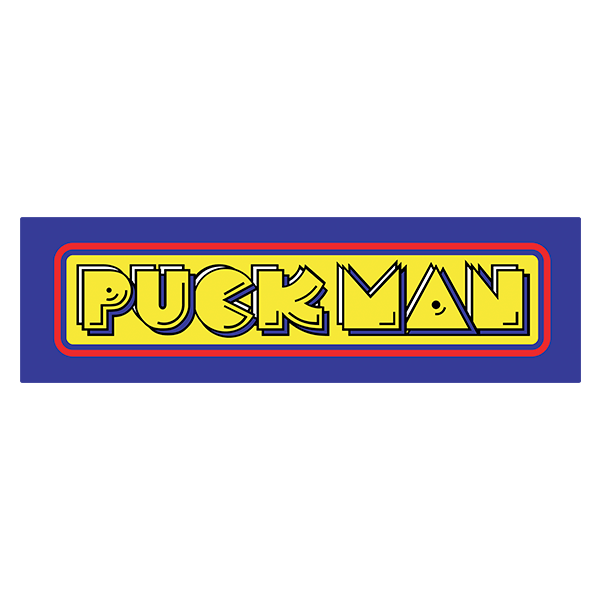 Aufkleber: Puck Man