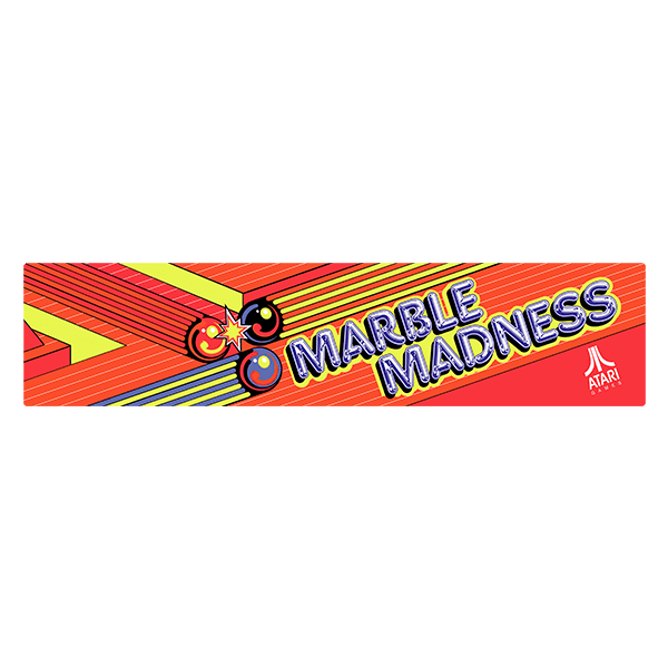 Aufkleber: Marble Madness