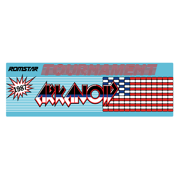 Aufkleber: Arkanoid 1987 0
