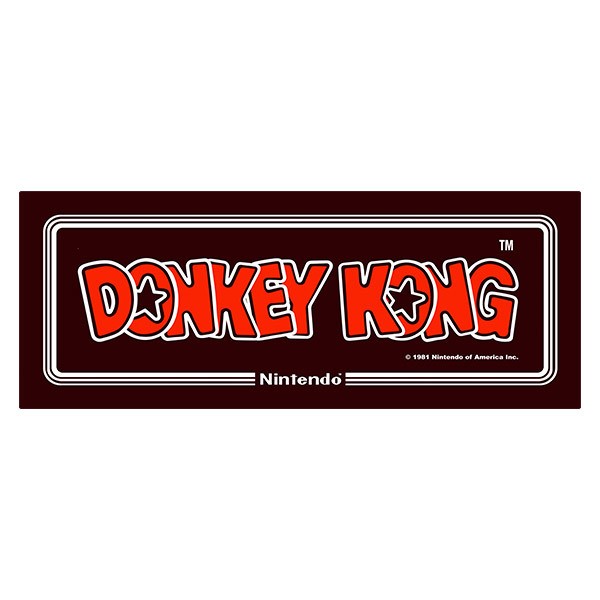 Aufkleber: Donkey Kong