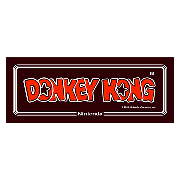 Aufkleber: Donkey Kong