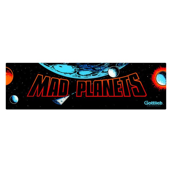 Aufkleber: Mad Planets