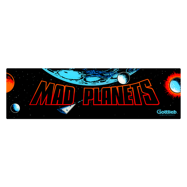Aufkleber: Mad Planets 0