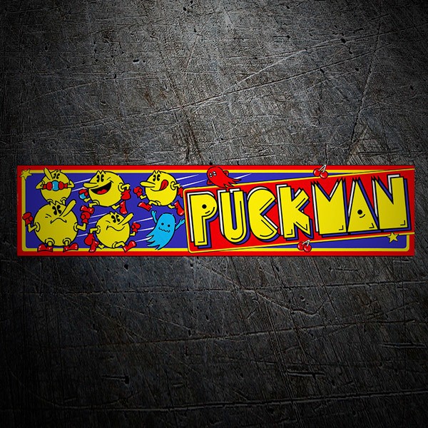 Aufkleber: Puck Man II